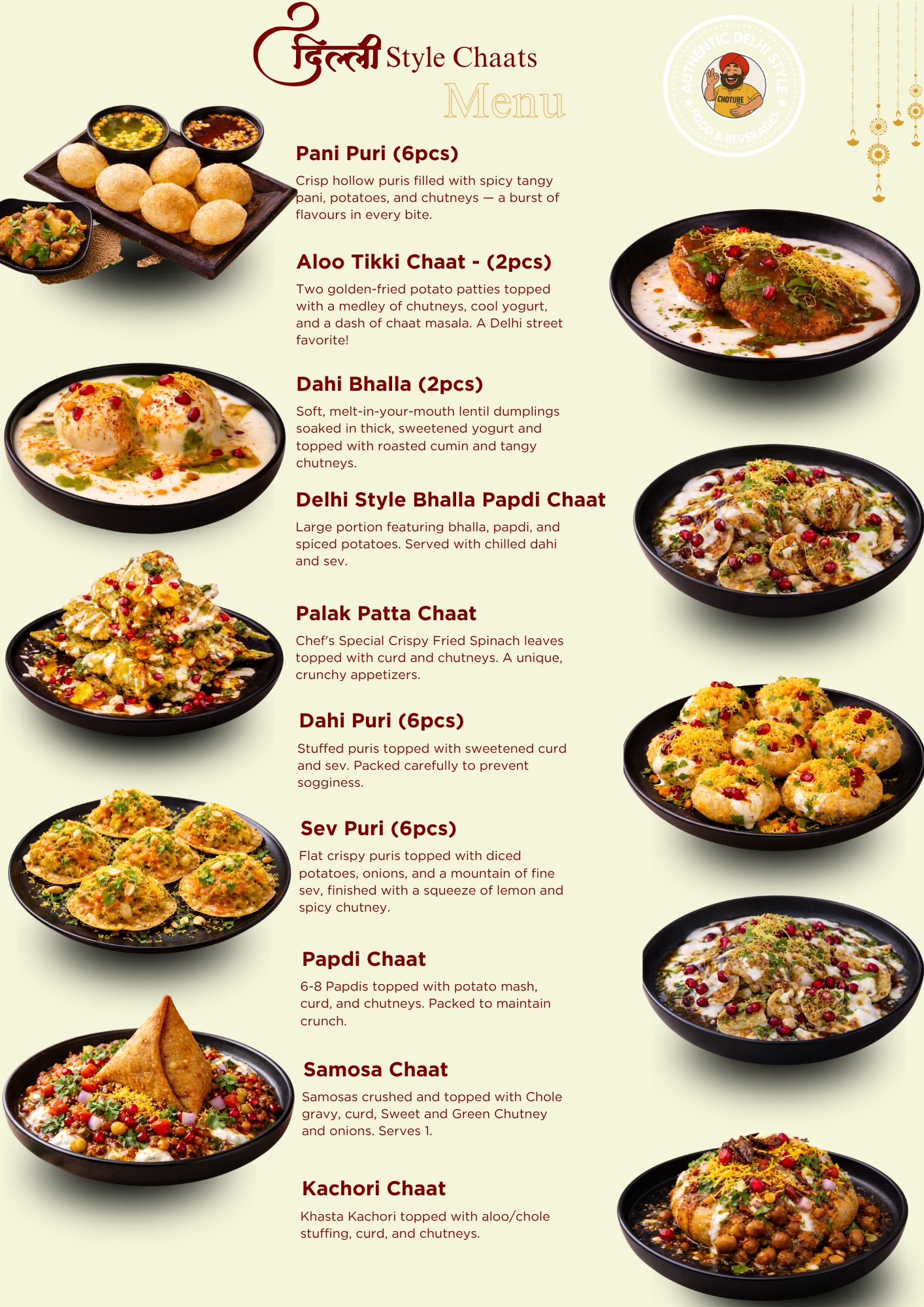 Chaat menu thumbnail